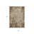 3' X 5' Brown And Beige Abstract Washable Indoor Outdoor Area Rug