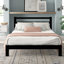 Gastelum Modern Metal Bed Frame with Slatted Headboard-256308680