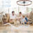 19.7 inch Low Profile Ceiling Fans with Lights and Remote-1382234799