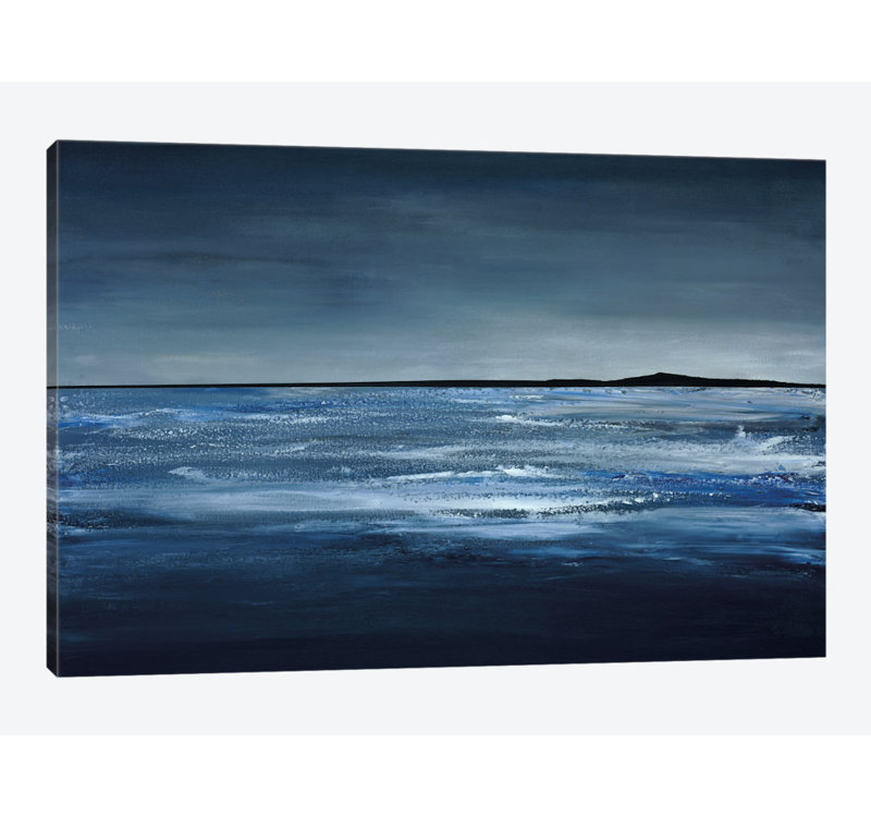 «Blue Horizon», reproduction sur toile tendue, H 40 po x l 60 po x P 1,5 po, Toile tendue