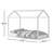 Rosa Solid Wood Kids Canopy Bed Frame-215059772-226570312
