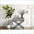 Koda 23” Taupe Wooden Nightstand with Glass Top &amp; Drawer-1917424178