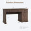 Rangement de bureau cannelé, bureau de direction moderne de 54 po avec station de charge, bureau d'écriture en bois avec classeur et tiroirs pour bureau, salon-1960220364