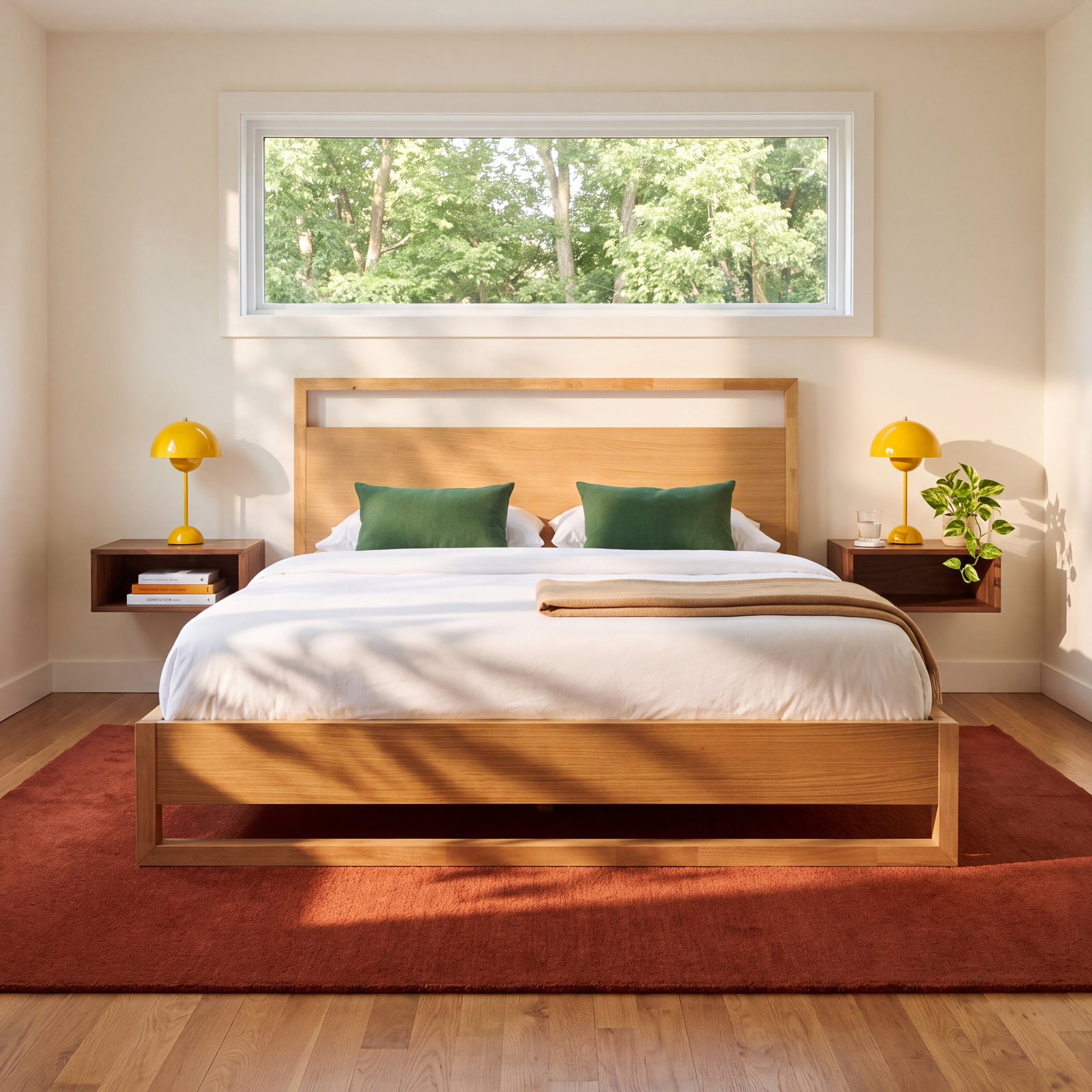 Alvarez Bed, King, Oak
