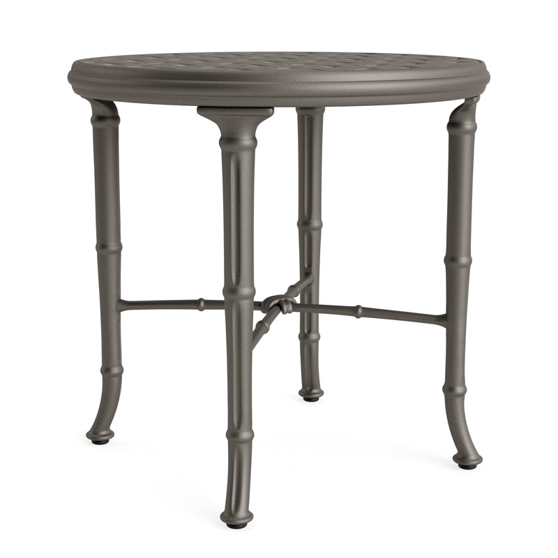 Calcutta Outdoor Round Side Table, Mica