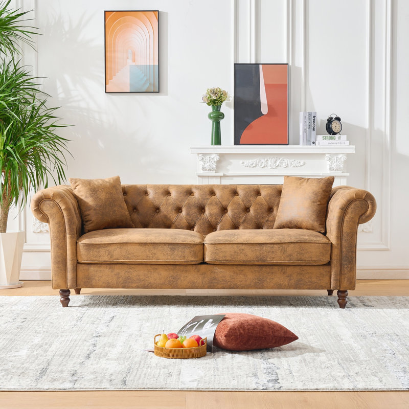 Canapé en tissu Chesterfield