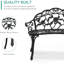 Metal Outdoor Bench-969840536