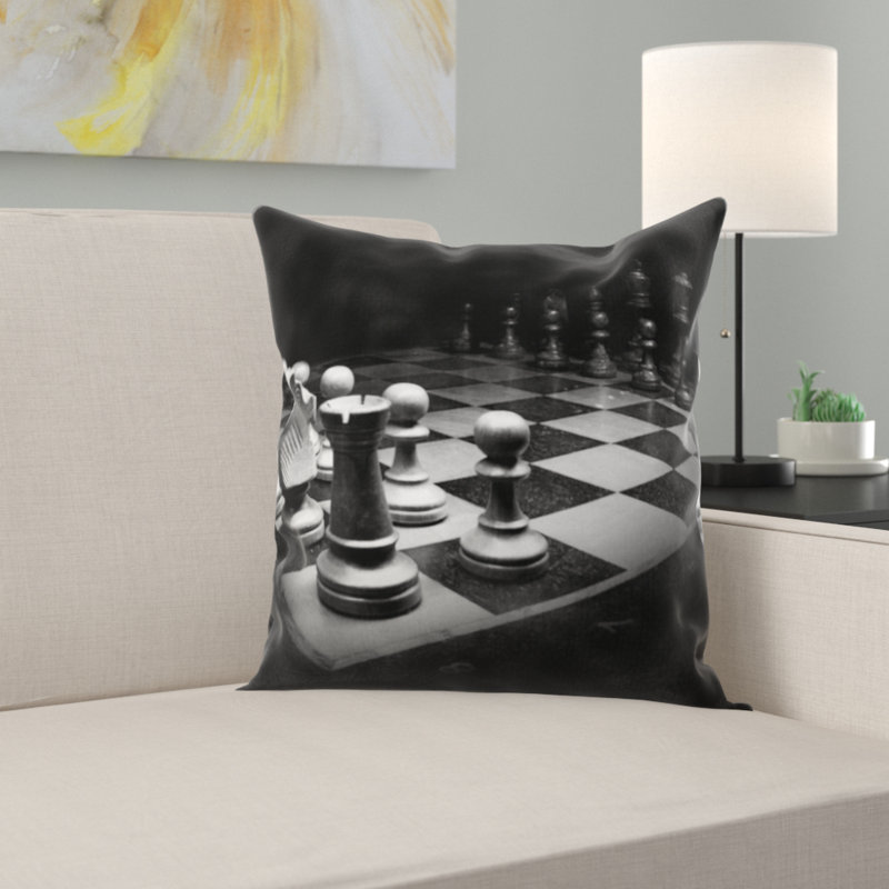 Microsuede Throw Pillow