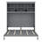 Queen Size Murphy Bed Wall Bed With Top Shelves & USB-102515716
