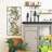 Wall Mounted Geometric Lattice Frame Trellises