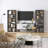 Asymmetrical Display Shelf & Bookcase, 5-Tier-1892114426