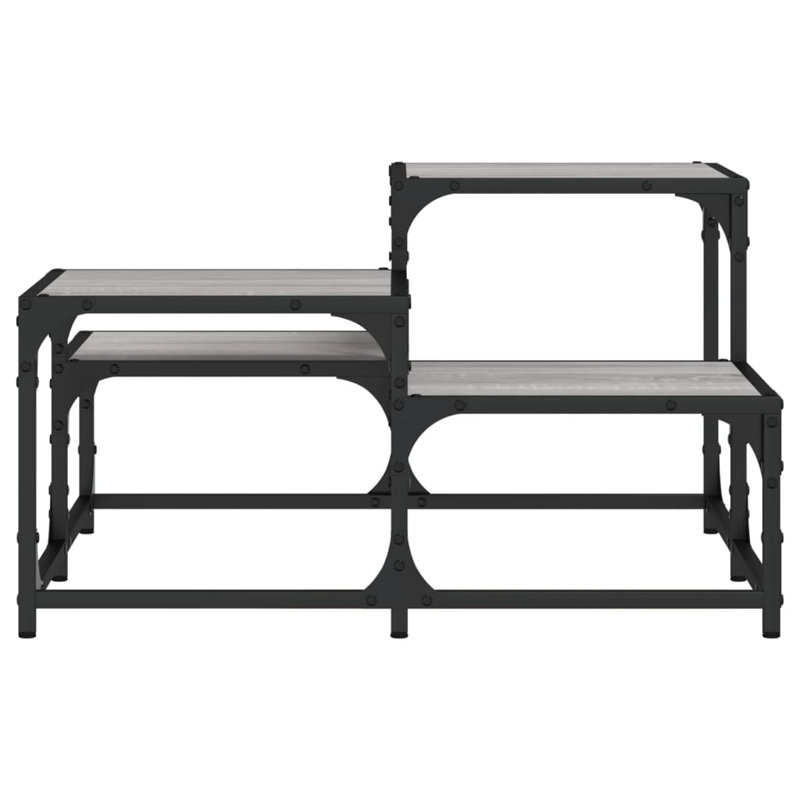 Hovis Four Leg Coffee Table, Grey Sonoma, 40cm H x 68cm W x 68cm D