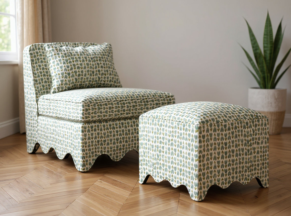 Artisan Upholstery Upholstered Slipper Chair