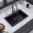 33'' L Drop-In Single Bowl Quartzite Kitchen Sink