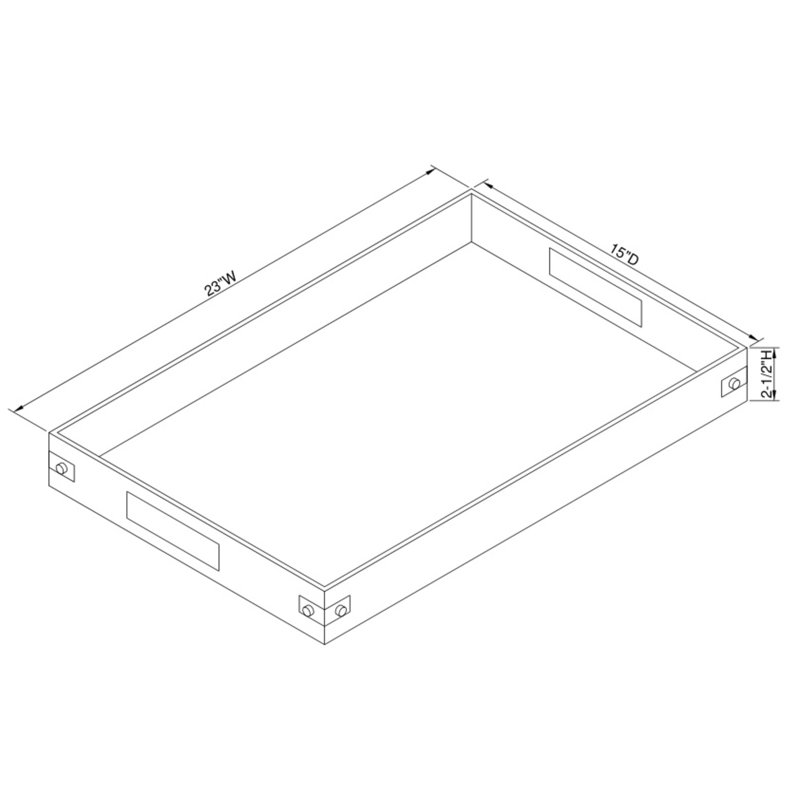 Milan Acrylic Tray
