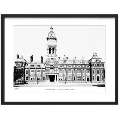 Eastbourne, Town Hall 1894 by Francis Frith - Single Picture Frame Print