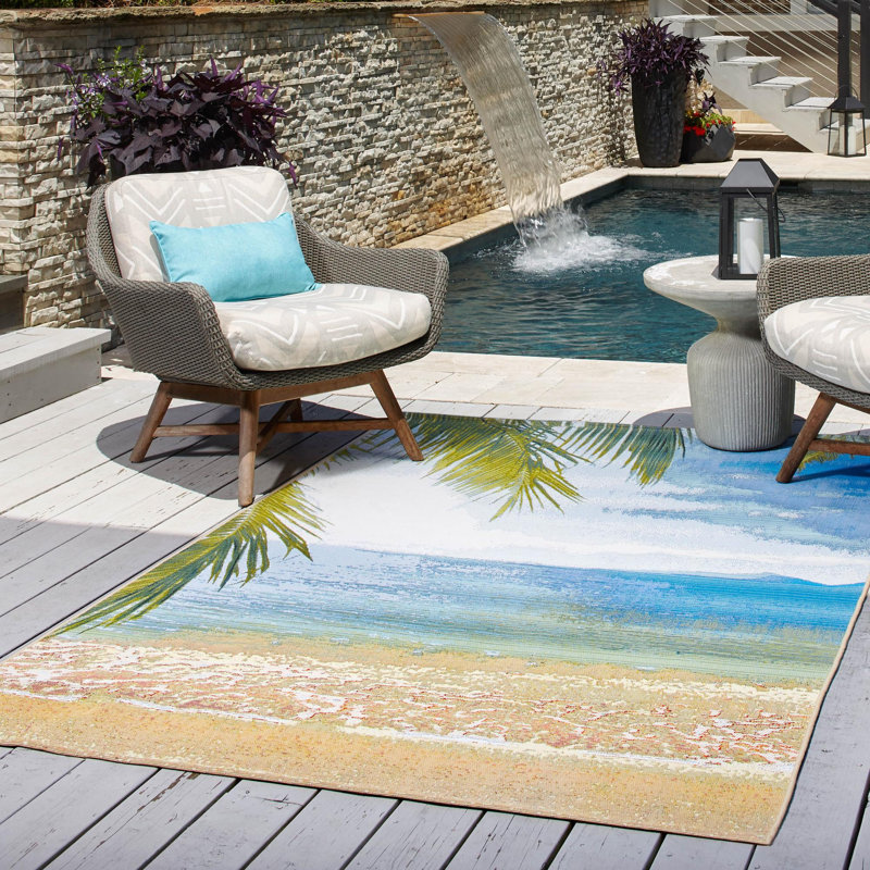 Tapis d'extérieur Ayton, Rectangle 4 pi x 6 pi