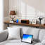 Console à hauteur ajustable à hauteur réglable avec concentrateur et ports USB, table de canapé étroite pour salon d'entrée de bureau à domicile