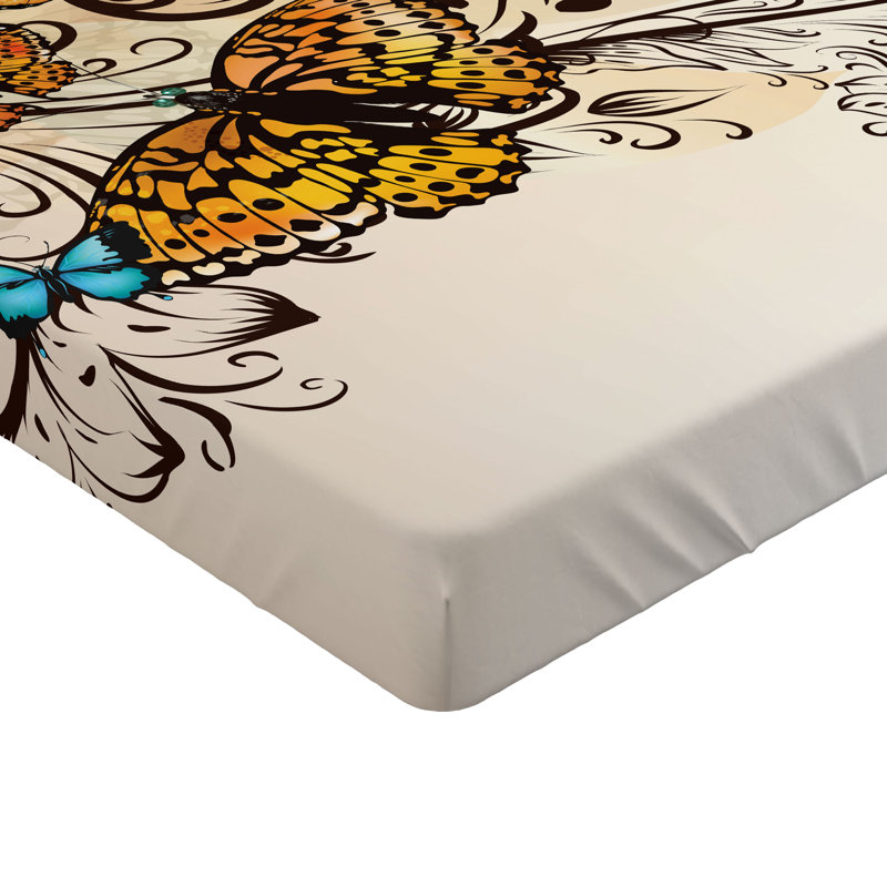Ensemble de 2 draps-housse Ambesonne, Drap-housse pour lit simple