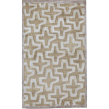 Hand-Knotted High-Quality Beige Area Rug