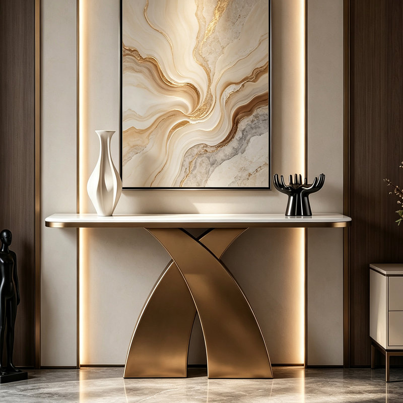 Console Italian Luxury, 33.5" H x 39.4" W x 13.8" D