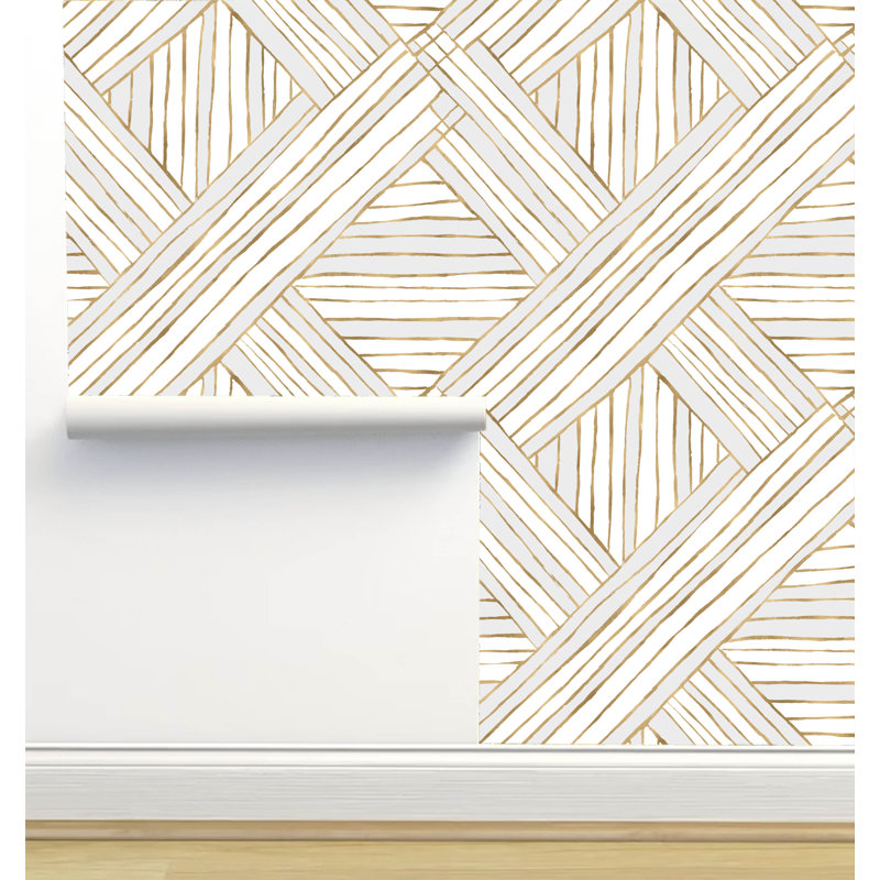 Rouleau de papier peint adhésif L 6 pi x l 24 po Crystal W Design