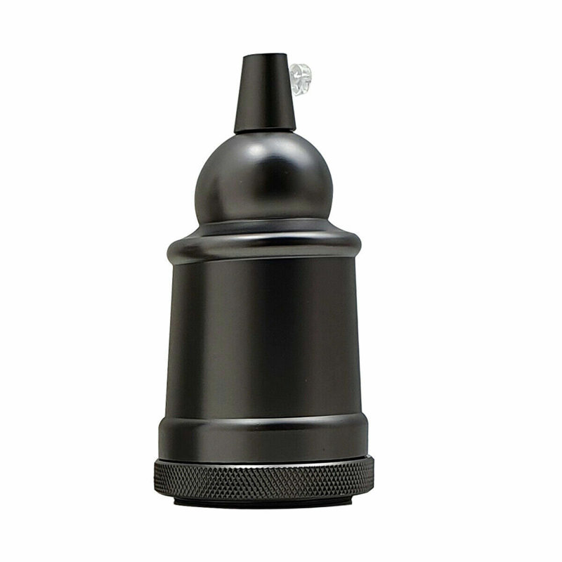Vintage Industrial Lighting Kit, Satin Black