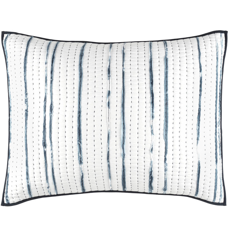 Draftsman Quilted Sham, Dutch Euro