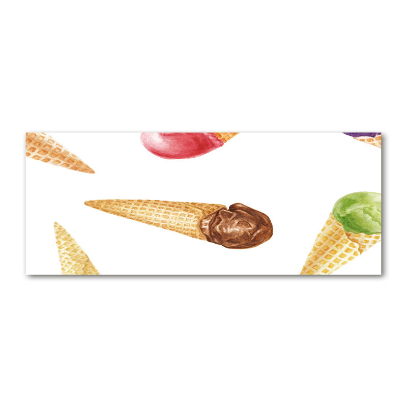 Ice Cream - Wrapped Canvas Print