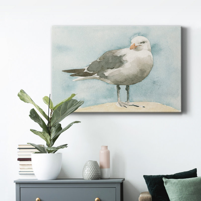 " Simple Seagull I ", 12" H x 8" W x 1" D