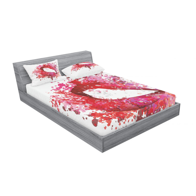 Microfiber Sheet Set, Queen Sheet Set with Fitted Sheet