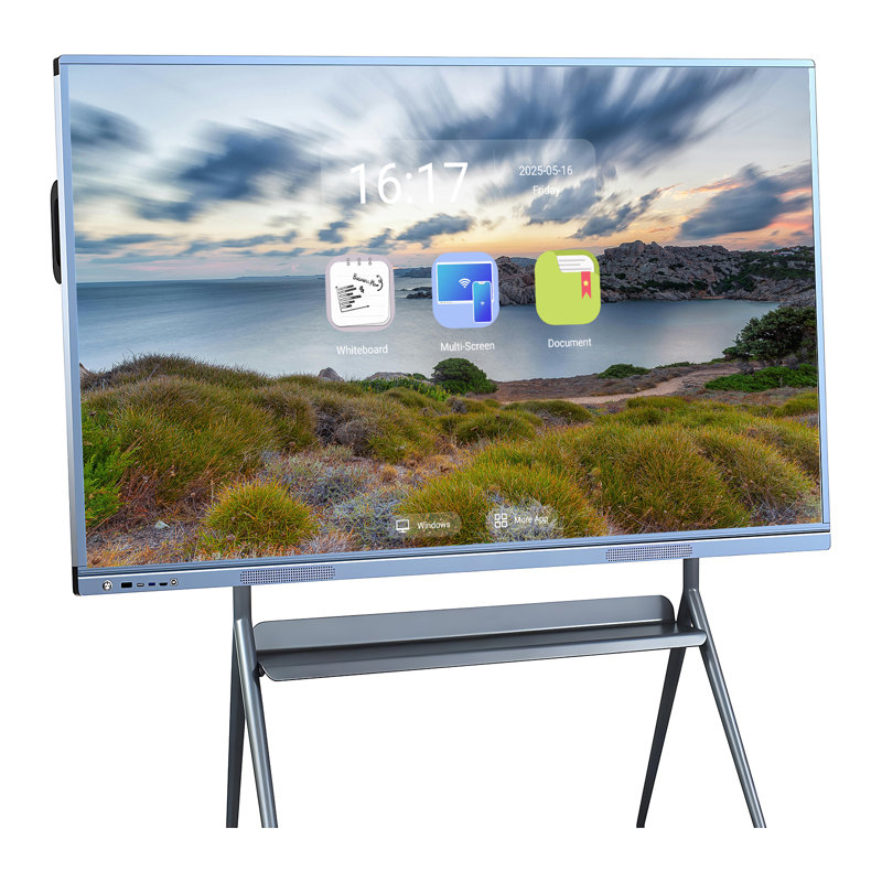 JYXCN 4K Smart Board interactif, écran tactile tout-en-un avec double système et partage de nuage Idéal pour les présentations en classe, au bureau et éducatives?