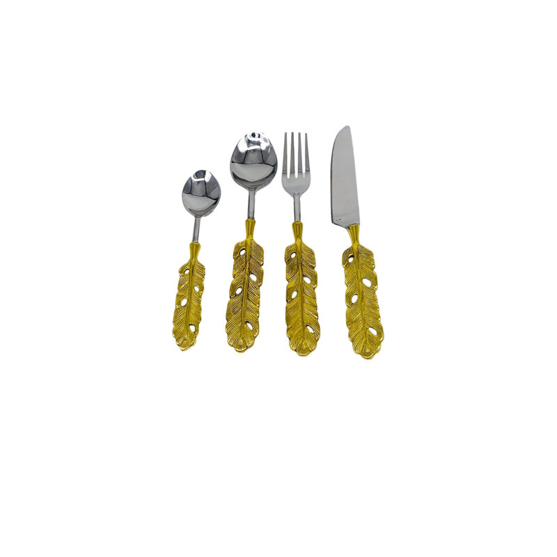 Gilleland 4 Piece Stainless Steel Hostess Set