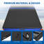 Tonneau de lit de camion 5,5 / 6,4 / 6,5 pi pour Dodge Ram 2002-2025 et Ford F150 de 2010 à 2016, structure en aluminium de qualité marine en PVC, installation sans perçage