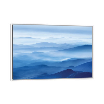 Rhythm Of Mountains by Mei Xu - Floater Frame Print on Canvas