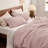 Essential Collection 100% Cotton Waffle Weave Duvet Cover Set-110365889-106246744
