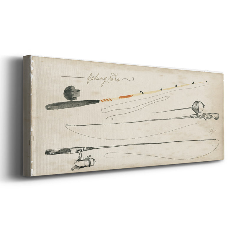 «Tackle Box Collection D», reproduction sur toile, H 24 po x l 60 po x P 1,5 po