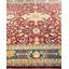 Tapis rouge traditionnel noué à la main de conception unique 8 pi 3 po x 10 pi 10 po Keenan