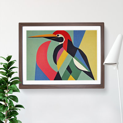 XH1022-6864X Pelican Abstract Art - Single Picture Frame Print