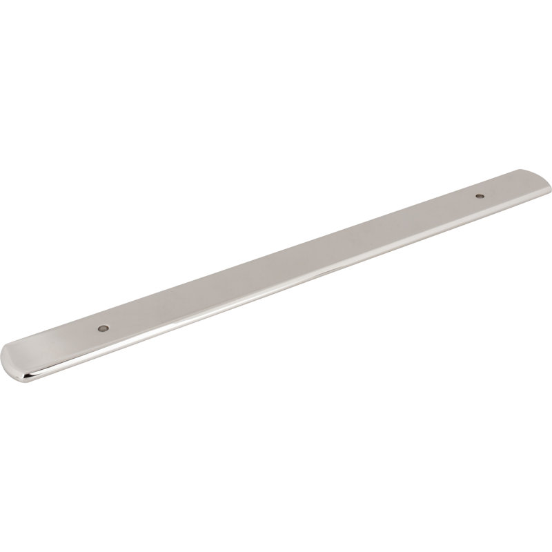 Wescott Pull Backplate, Polished Nickel