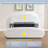 Willma Luxury Upholstered Platform Bed With Sculpted Rounded Design, Bouclé White, Full-1352963686