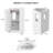 32'' Corner Single Bathroom Vanity Set With Sink Top
