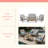 4PC CHAT SET,Sturdy Structure