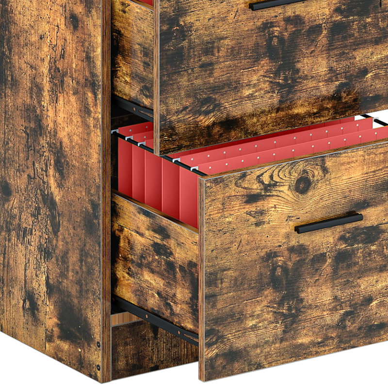 40cm Wide 4 -Drawer File Cabinet, Brown
