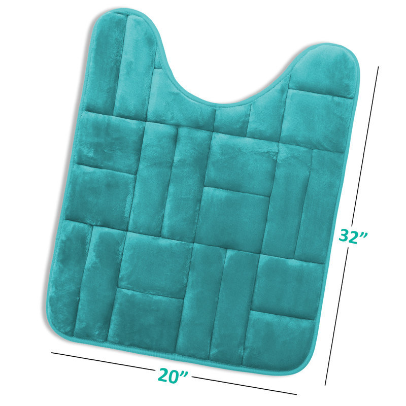 Non-Slip Contour Mat, Teal