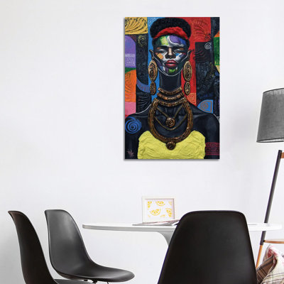«Queen Vibes», reproduction d'art sur toile encadrée