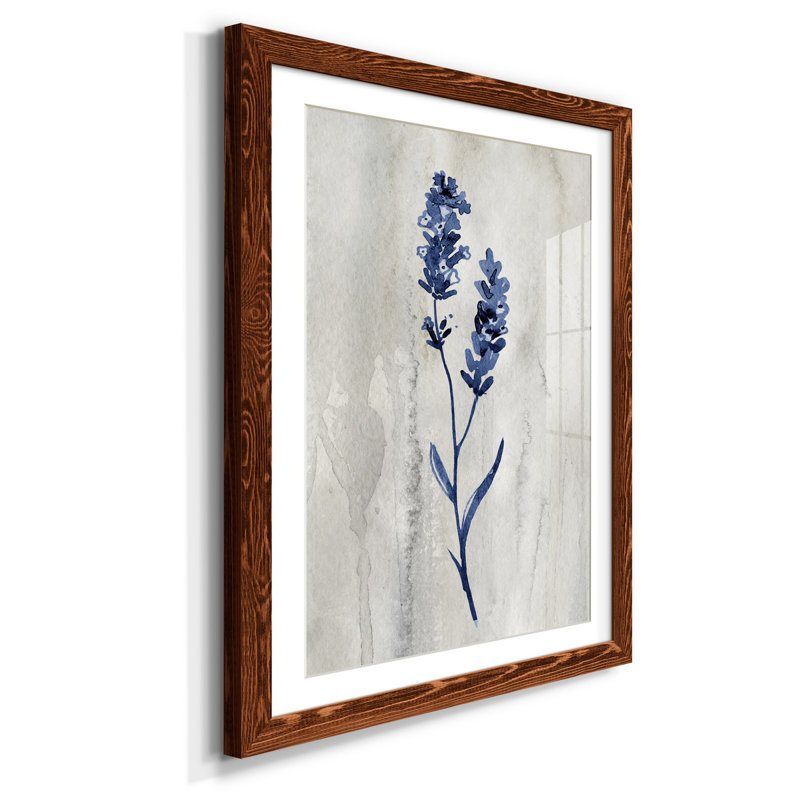 Indigo botanique II - impression, Érable, H 44 po x l 31 po x P 1 po