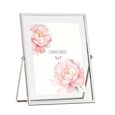 Cadre photo moderne en verre 5 x 7