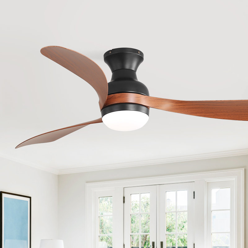 Ventilateur de plafond de 52 pouces avec lumière et télécommande