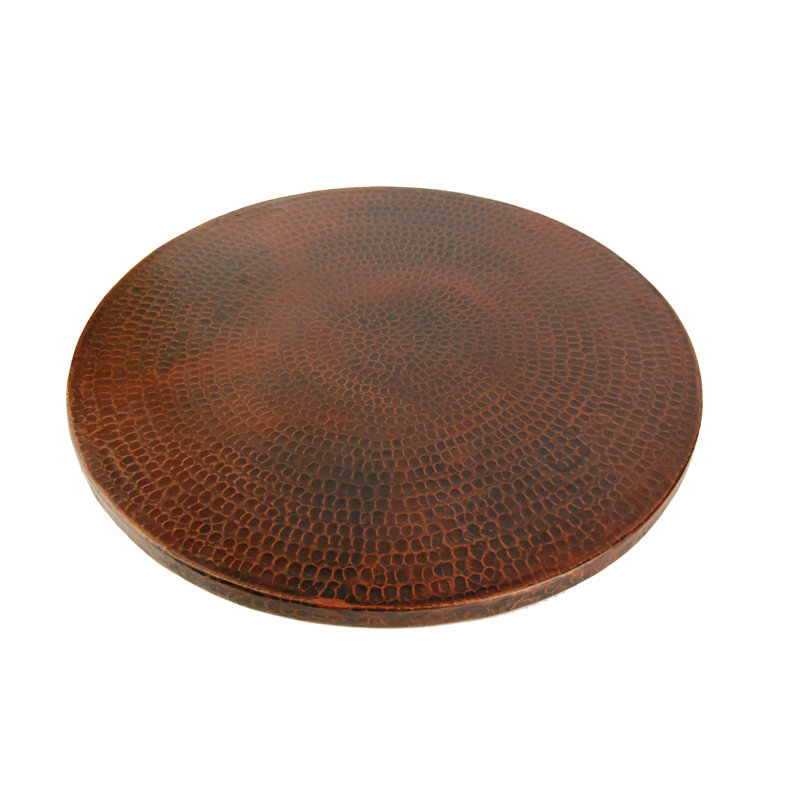 Hammered Copper Lazy Susan, 20"